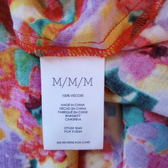 CAbi Luisa Floral Tank Style #5045 Size Medium EUC - Picture 8 of 9